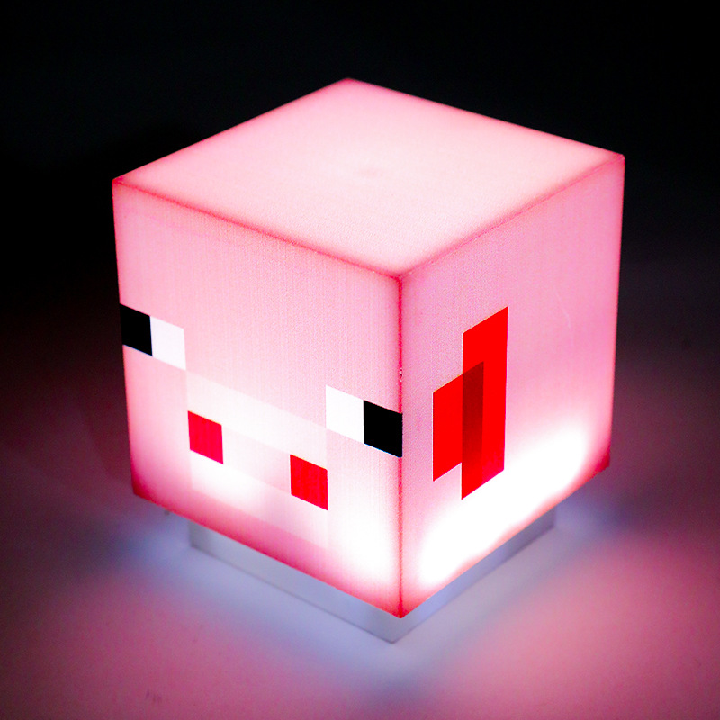 My World Game Periférico Regalo de cumpleaños Año Nuevo Hombre Caja de regalo MC Torch Antorcha Luz nocturna creativa Luz ambiental