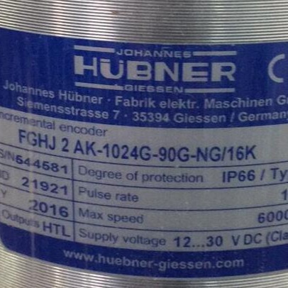 OHANNES HUBNER编码器FGH8EEK+2800G-90G-NG-S-J/50P咨询订期货