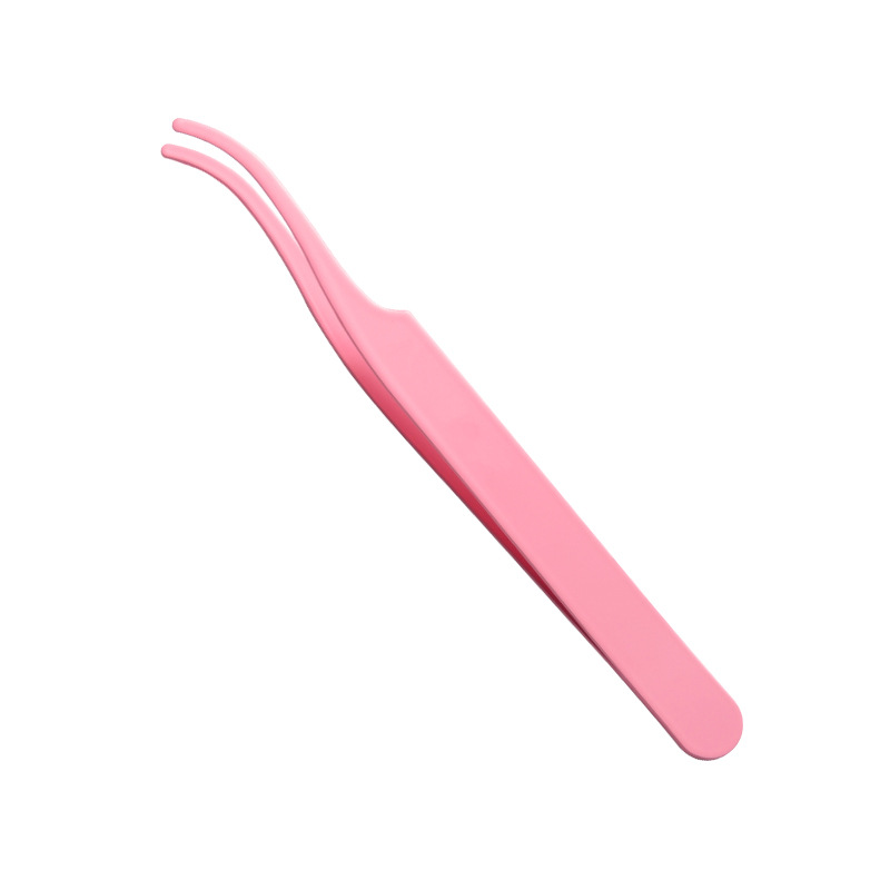 Pinzas de pestañas falsas rizador de pestañas de acero inoxidable ayuda de pestañas clip de cejas portátil clip de herramienta de Perm de pestañas