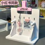 桌面置物架ins风学生书桌小型收纳架办公室工位立式洞洞板置物架