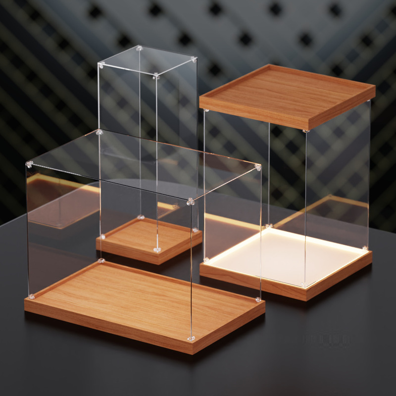 Suitable for Lego Acrylic Figure Display Box Building Block Model Transparent Dust Cover Blind Box Storage Box