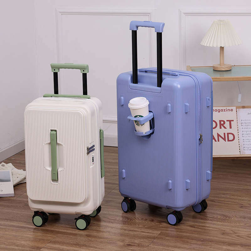 2025 New Expandable Suitcase with Large Capacity, 24-Inch, 20-Inch Front Opening, Carry-On Trolley Suitcase, Portable for Men and Women 2025 New Expandable Suitcase with Large Capacity, 24-Inch, 20-Inch Front Opening, Carry-On Trolley Suitcase, Portable for Men and Women