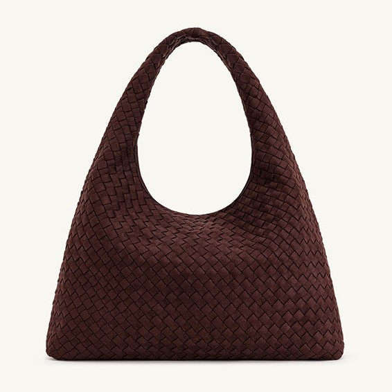 Suede Frosted Woven Hobo Tote Bag For Women Laura Autumn/Winter Retro Commuter Handbag Shoulder Underarm Bag - Thumbnail 4