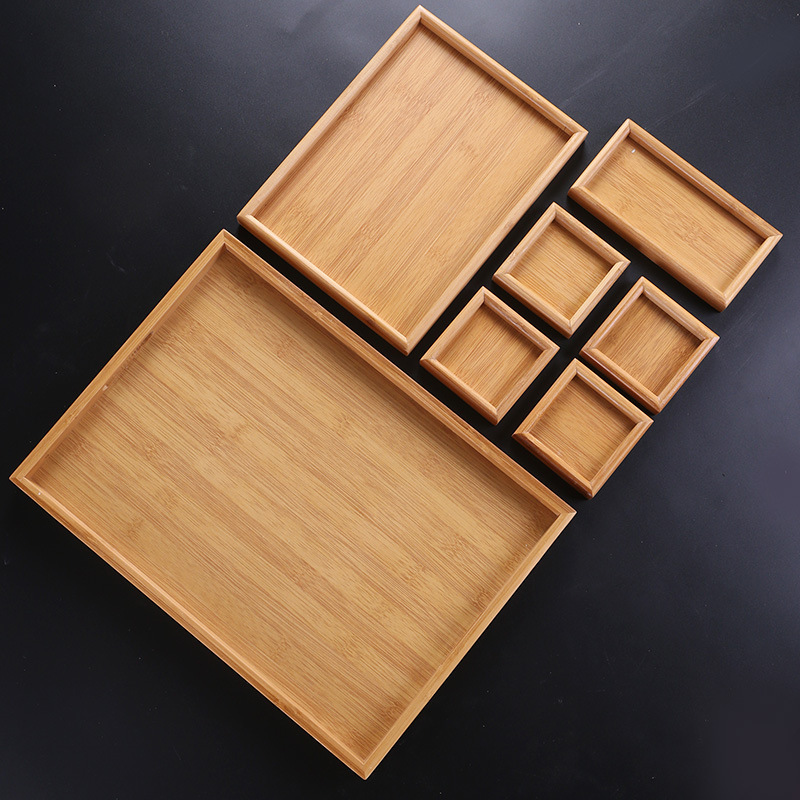 대나무 과일 접시 7 장 세트