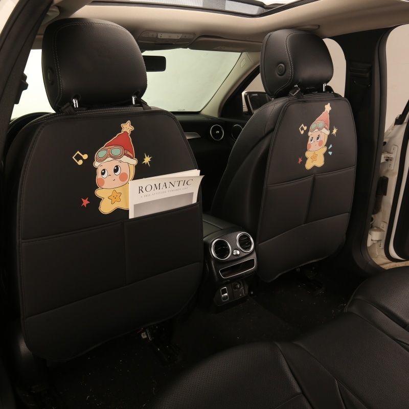 Car seat back anti-kick pad, universal protective pad for rear-seat children, anti-wear pad, anti-dirt protective pad for the rear seat of the car