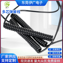 厂家生产耐高低温tpu多芯弹簧线 弹弓线螺旋线 TPU国标纯铜弹簧线