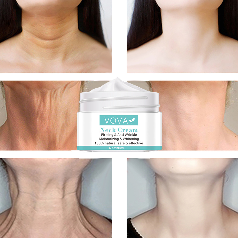 VAVO Firming and Anti Wrinkle Neck Cream Neck Line Erasing Cream Wrinkle Smooth Skin Anti Aging Whitening Cream 30ml