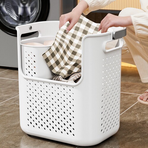 Dirty clothes basket storage basket home bathroom toilet clothes artifact dormitory laundry basket dirty clothes basket large capacity bucket