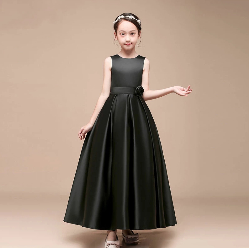 Robe de spectacle pour fille – Élégante robe de princesse pour récitals de piano et événements formels (80-160 cm, 8 couleurs)_voghion.com