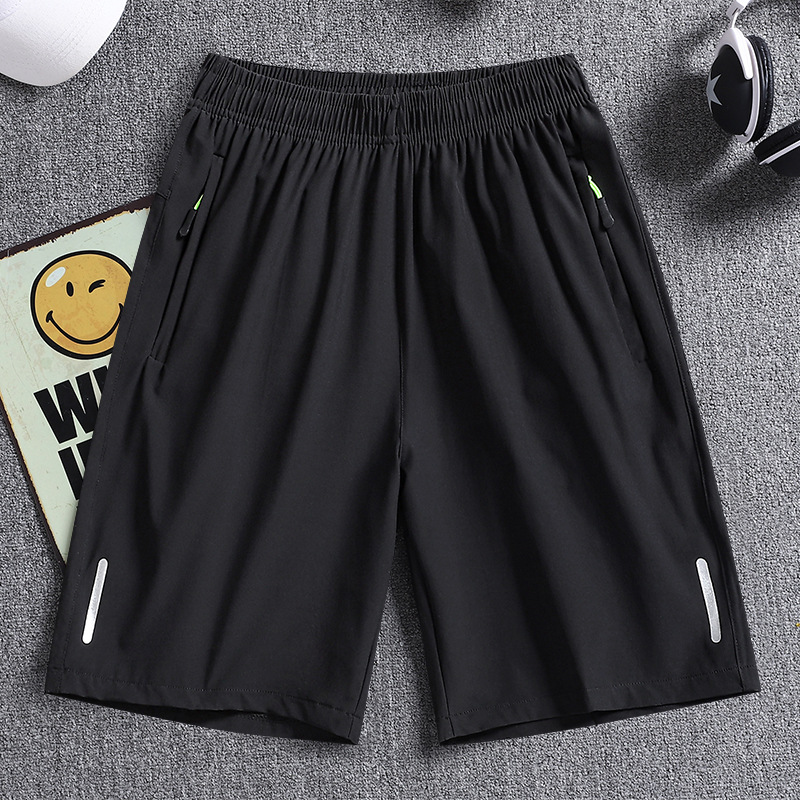 Large Size Ice Silk Shorts Men's Custom Summer Sports Loose Ultra-thin Running Shorts Trendy Thin Quick-drying Pants for Men