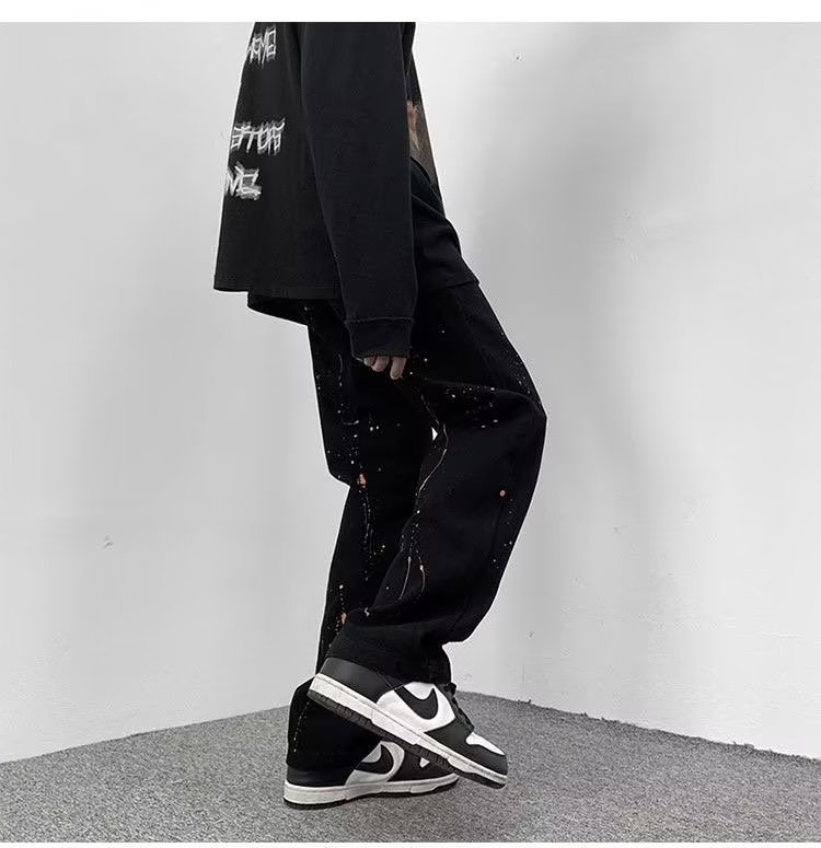 Gesprenkelte Jeans Bild 7