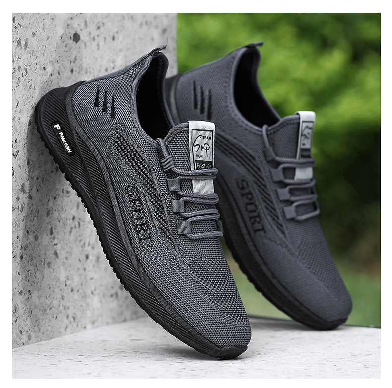 Men's Casual Solid Color Round Toe Sports Shoes display picture 1