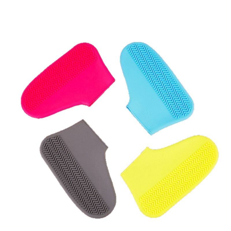 Cubierta de zapatos impermeable de látex Cubierta de zapatos de silicona antideslizante Cubierta de zapatos impermeable para exteriores gruesa y resistente al desgaste Cubierta de botas de lluvia para hombres y mujeres