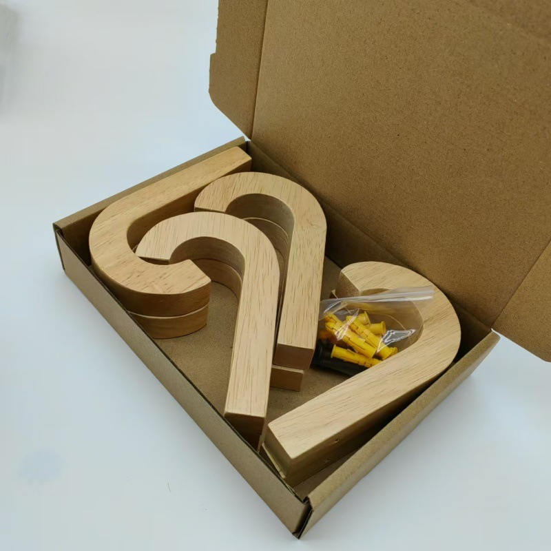 Suministro directo de fábrica creativo gancho de madera maciza pasillo de la pared del hogar de madera gancho de abrigo gancho de montaje gancho de sala