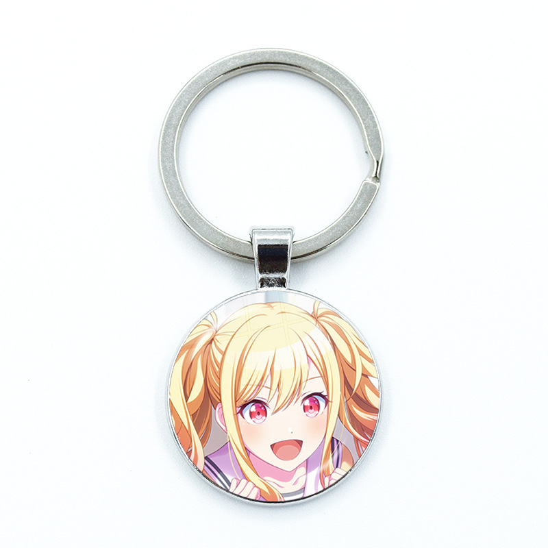 Project SEKAI Anime World Plan Time Gem Keychain Metal Pendant Jewelry Gift