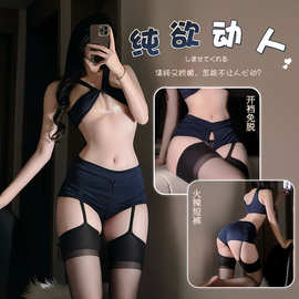 纯欲情趣内衣女新款性感套装分体学生诱惑两件套分体免提套装2150