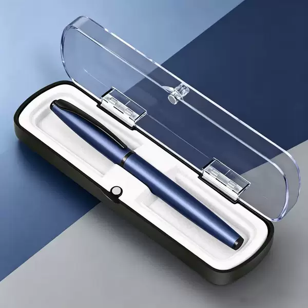 Simple multi-color pen with a metal barrel, suitable for business and office use; smooth-writing 0.5mm ballpoint pen