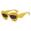 Sunglasses suitable for men and women, fashionable glasses, suitable for import, cat's eye, European style