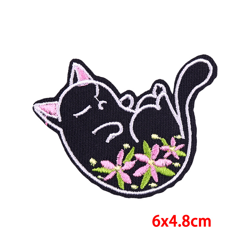 7g Weight Clothing Sticker Patches Classification 1 Piece Quantity Embroidery thread Material Animal, Cartoon Pattern Cute Style 1 Piece Cute Animal Cartoon Embroidery Thread Clothing Sticker Patches 3