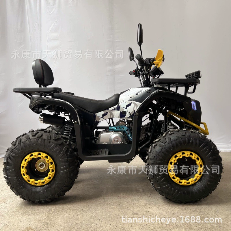 Квадроцикл ATV 125cc, 4‑тактный воздушного охлаждения, передние/задние дисковые тормоза, бак 4 л