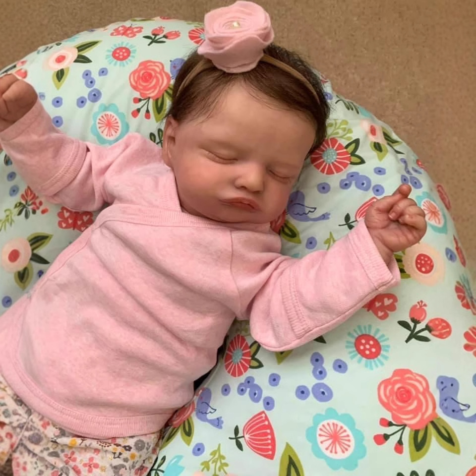 49cm simulación bebé renacido muñeca Rosalie transfronteriza e-commerce suministro entrega de una sola pieza