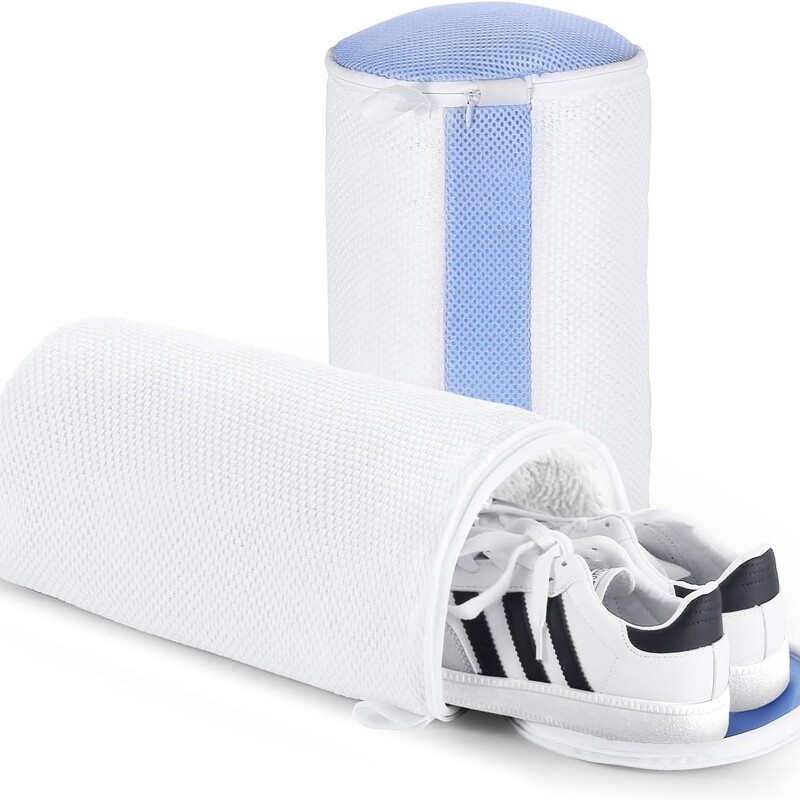 White Shoe Washing Machine Bag, Large Shoe Bag for Washing, Stain-Free Sports Shoe and Tennis Shoe Washing Bag, Shoe Cleaning White Shoe Washing Machine Bag, Large Shoe Bag for Washing, Stain-Free Sports Shoe and Tennis Shoe Washing Bag, Shoe Cleaning