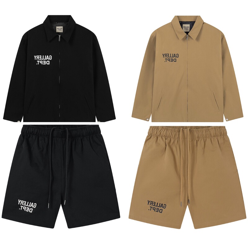 2023 New Suit Dept Letter Logo Printed Coach Jacket Jacket Letter Printed Shorts Five-Quarter Pants