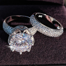 小众欧美女士花语仿钻石婚戒婚礼戒指首饰r4427-r3400a