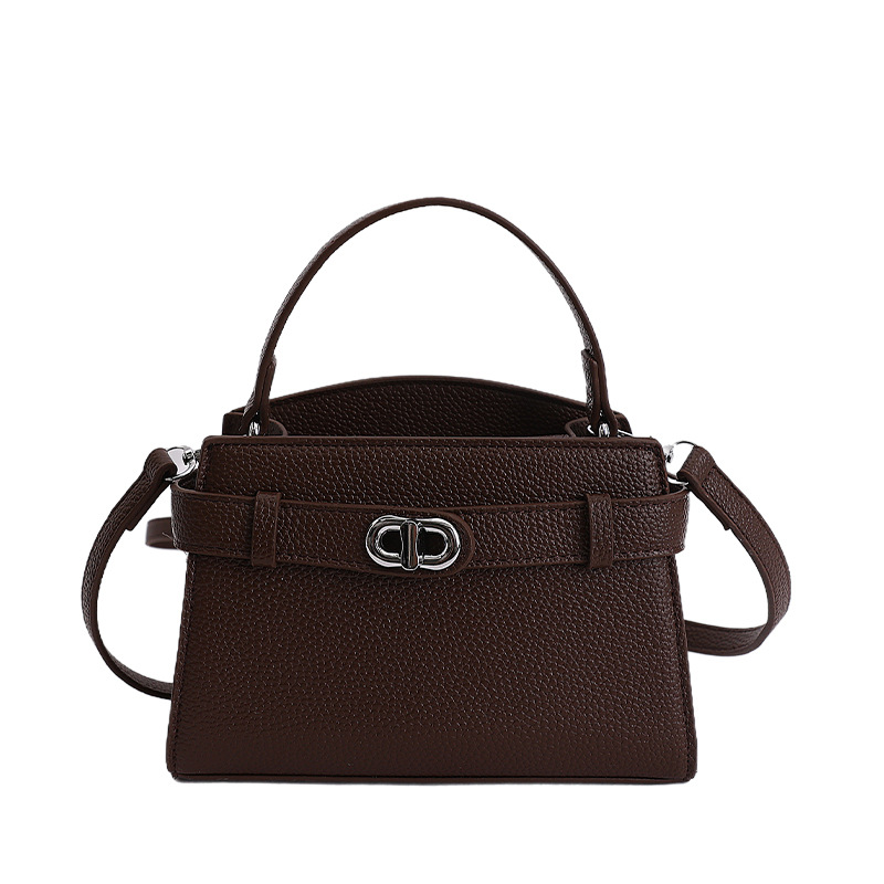 Textura de alta calidad nicho bolso de mano pequeño bolso de mujer nuevo ligeramente lujoso estampado lichi bolso Kylie bolso de mochila de estilo exterior