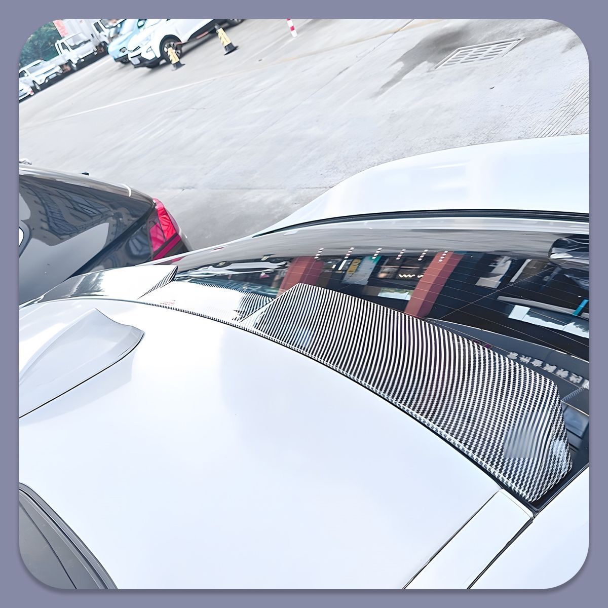 Suitable for Bmw 3 Series, 4 Series, 5 Series G30530I 525I Sports Roof Wing Mpm4M5 5 Series Pro Rear Wing