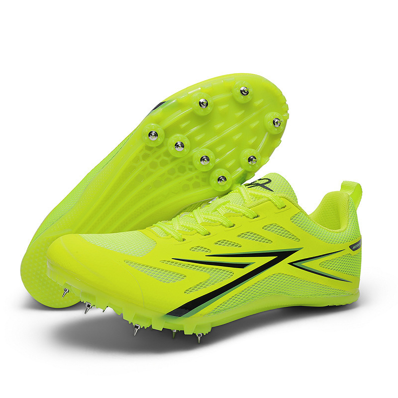 Zapatillas de Atletismo con Clavos con Suela de TPU y Malla de PU, Antideslizantes, para Deportes y Atletismo