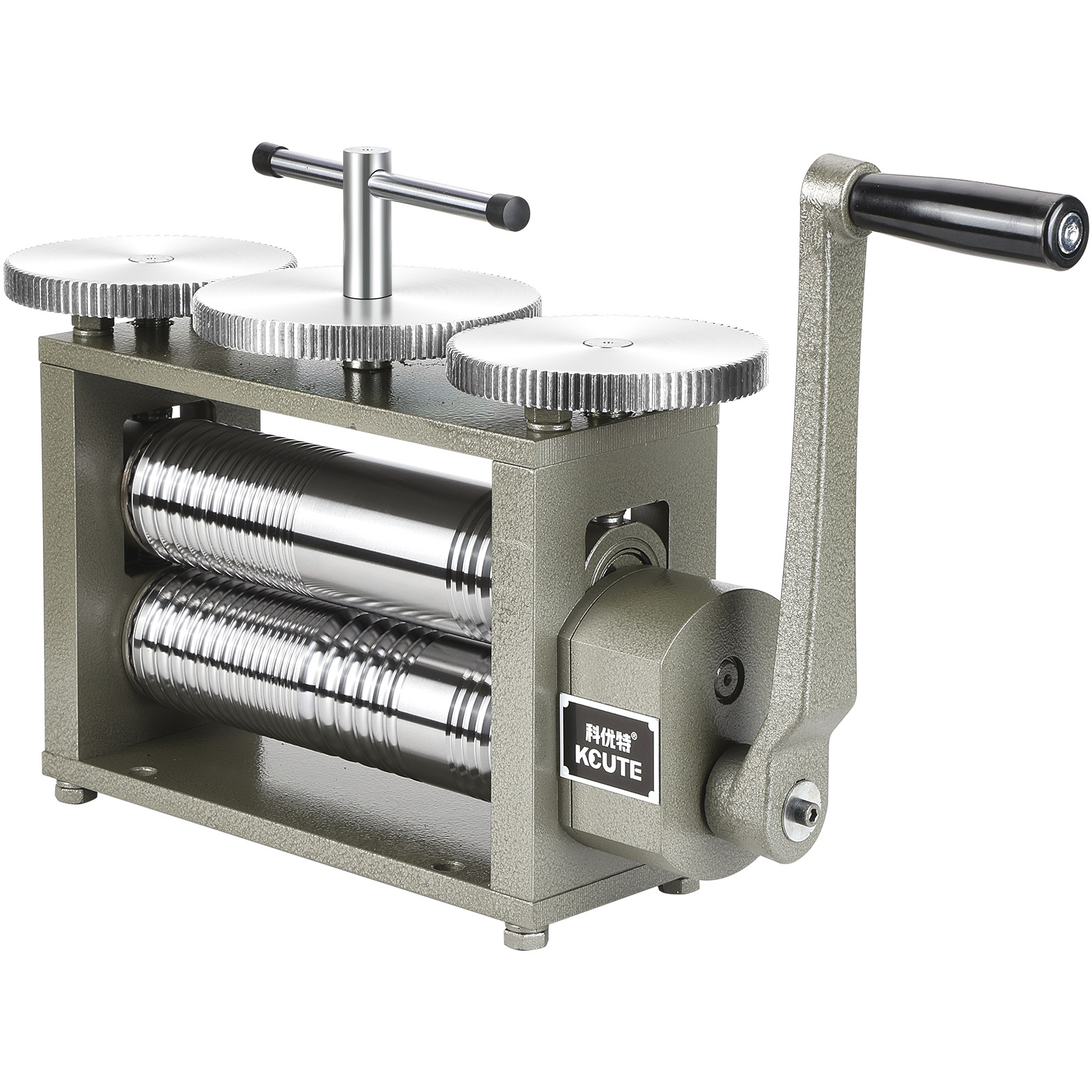 省力款第四代科优特首饰压片机 压线机 金银压圆压方压半圆压条机