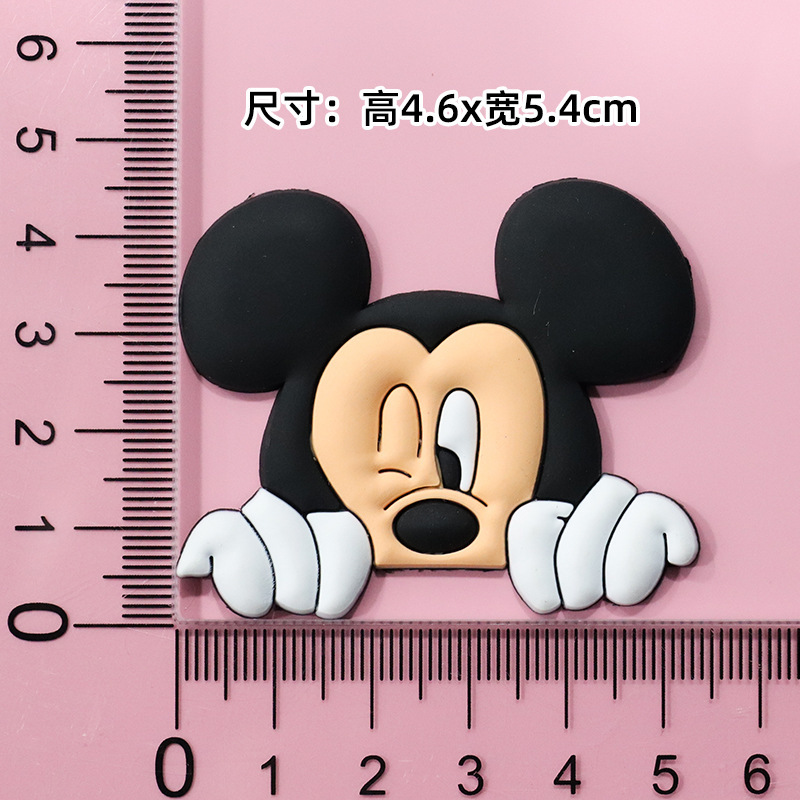 大小ミッキーミニーミッキーマウス DIY 漫画装飾アクセサリー携帯電話ケースパッチ下駄スリッパバックルステッカー|undefined