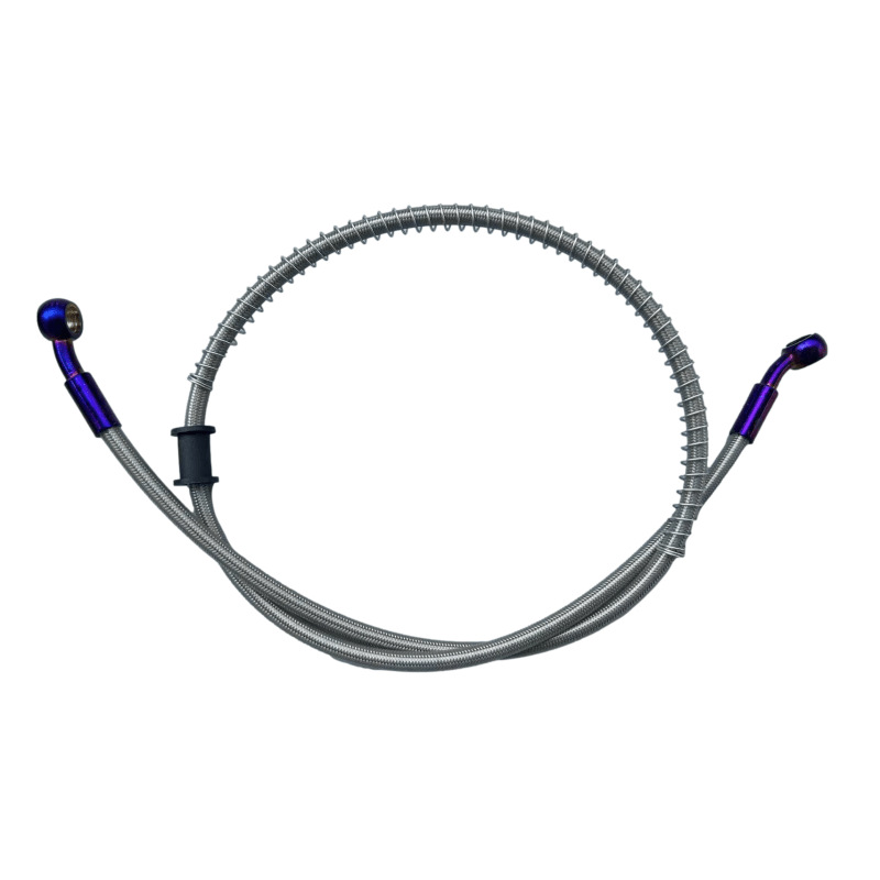 High-Pressure Steel Brake Hose for Scooter, 10mm Disc Brake Hose, Hydraulic Front and Rear Brake Hose, Titanium Gold