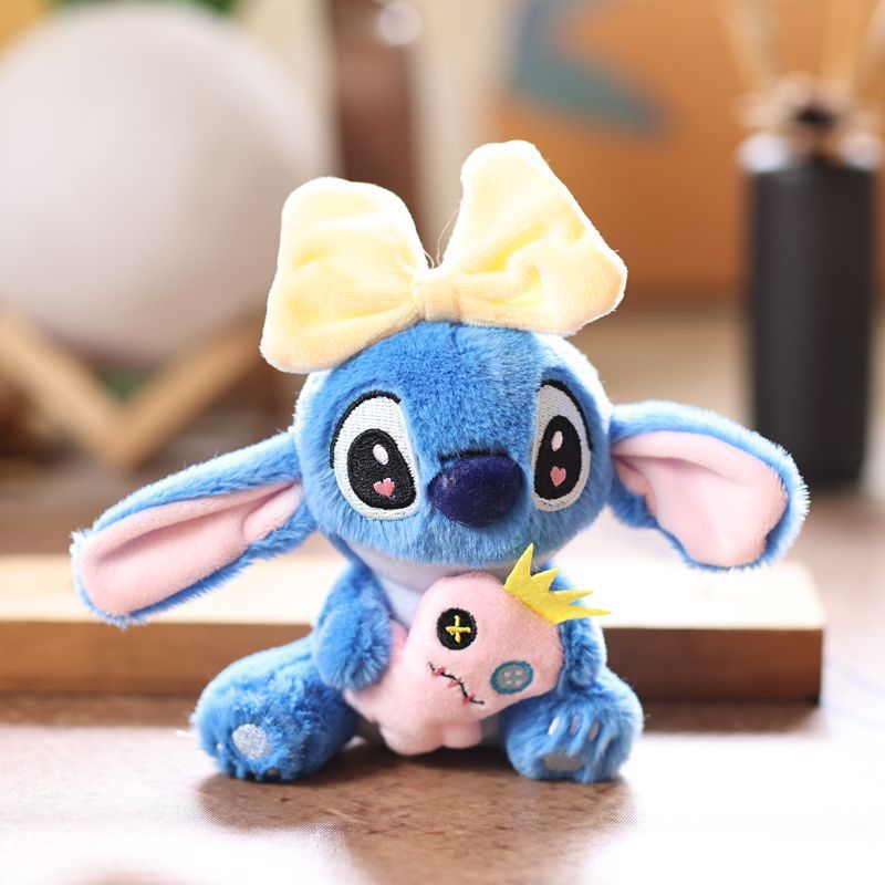 かわいいヘッドノットステッチペンダントぬいぐるみ人形ステッチバッグペンダントキーホルダー人形人形|undefined