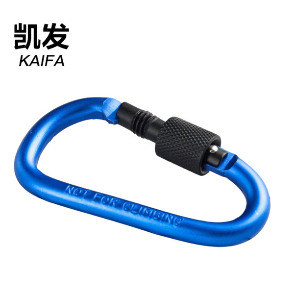 Spot color climbing buckle D -type buckle lock nut aluminum alloy…