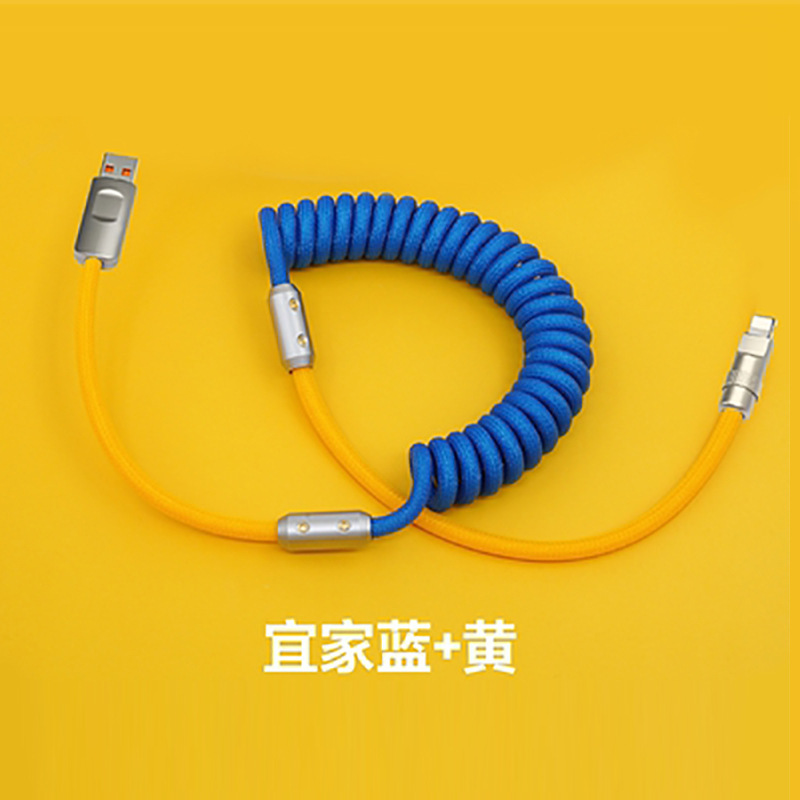 Apple PD cable de datos adecuado para iPhone14 cable de carga vivo Xiaomi coche Huawei 120W Android cable de carga rápida