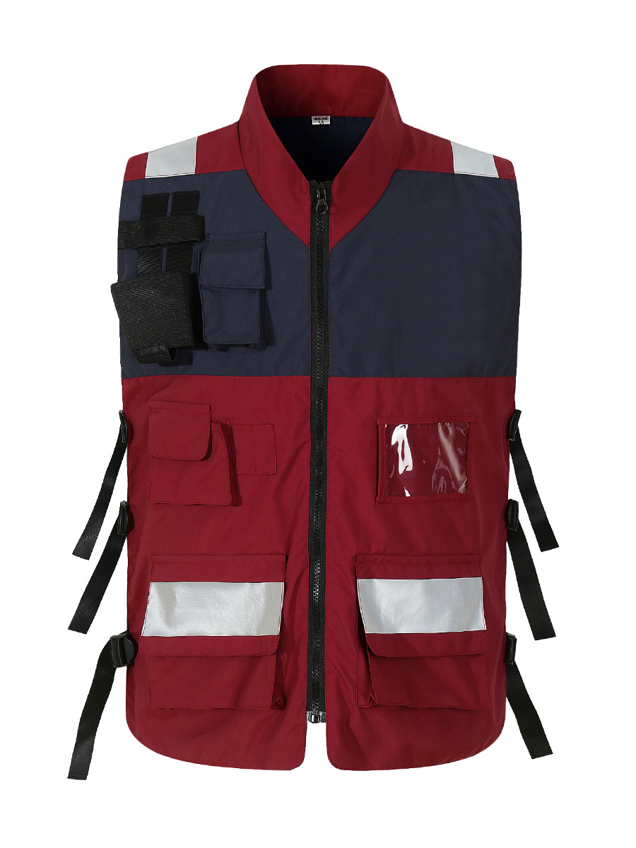 Retroreflective vest for work, with your logo imprint 5