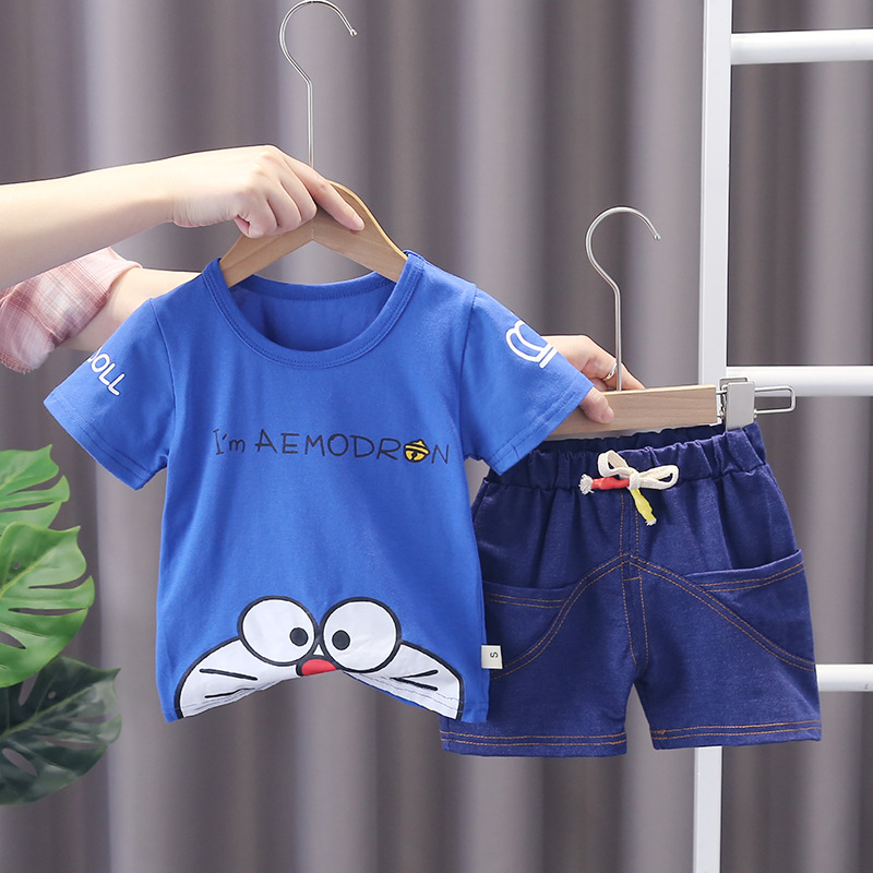童装男童女童帅气运动短袖韩版夏装套装2022婴幼儿洋气小童潮详情13
