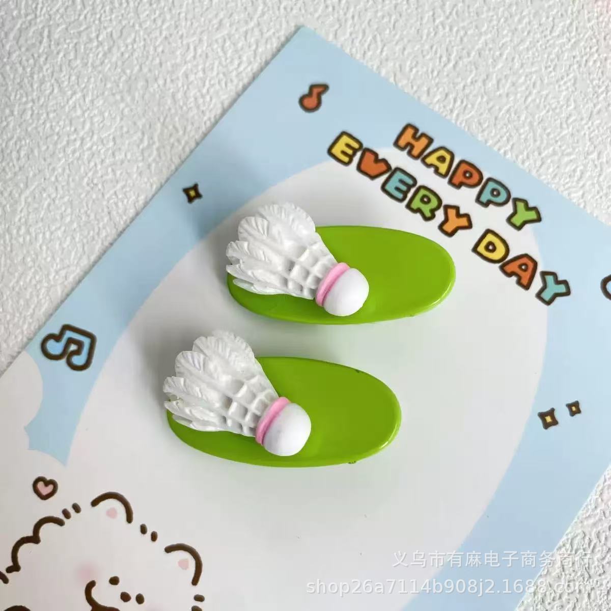 배드민턴 싱글 머리핀