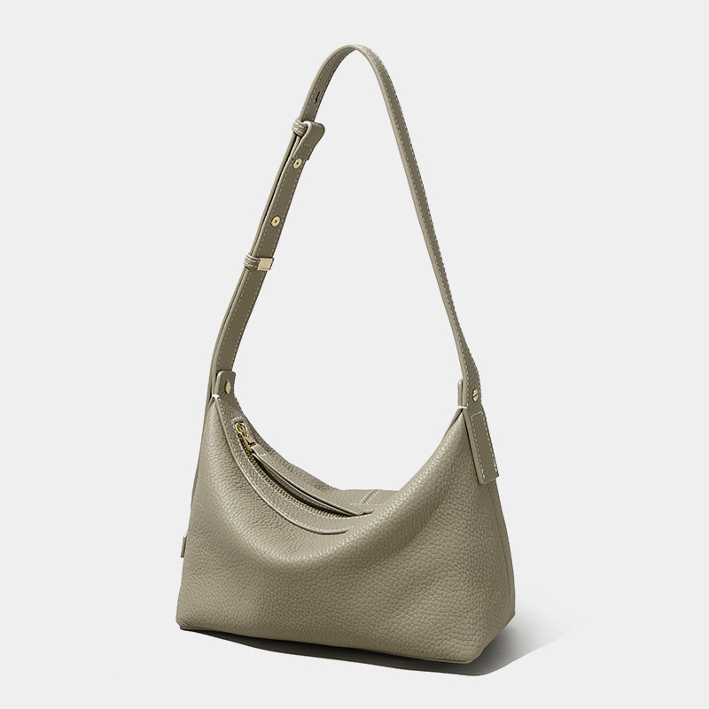 New Arrival Women's Genuine Leather Crossbody Bag - Top Grain Cowhide Shoulder Bag, Luxury Underarm Commuter Bag - Thumbnail 8