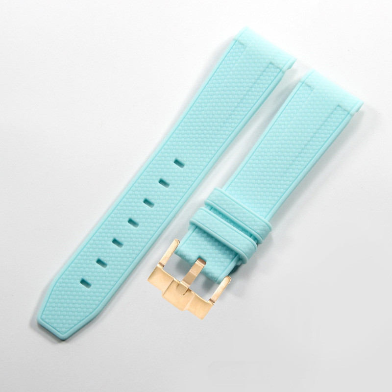 라이트 블루 골드 버클