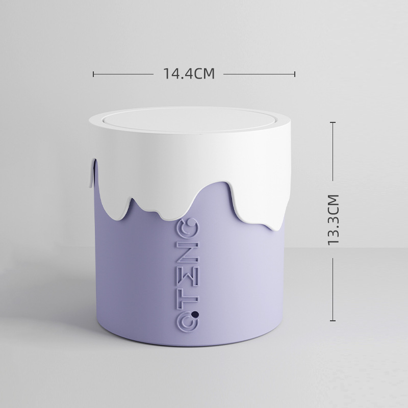リビングルームとキッチン用の蓋なしのかわいいゴミ箱、厚みのある大容量、見栄えの良い寝室のゴミ箱、古紙バスケット卸売|undefined