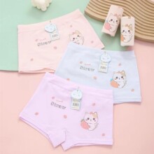 新品爱念棉女童内裤柔软舒适卡通短裤亲肤内裤儿童平角短裤女孩