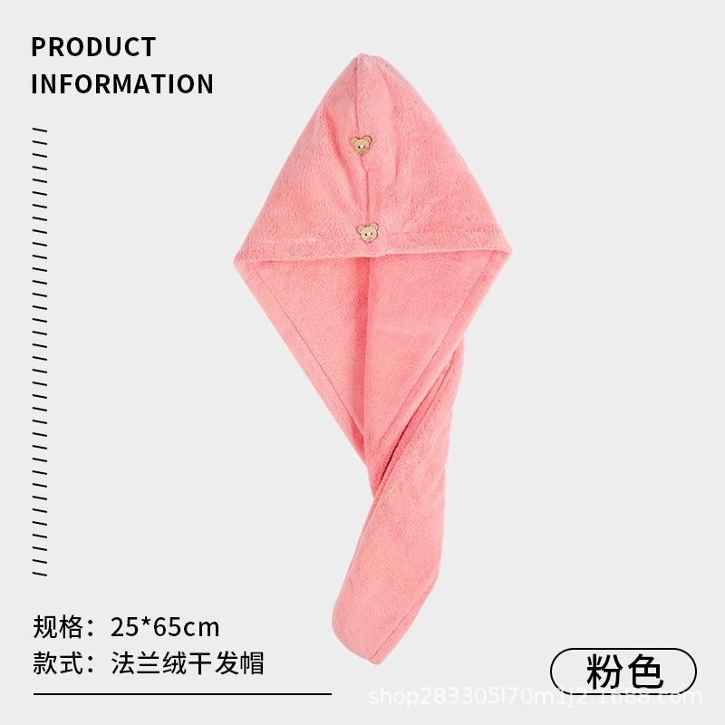 Sombrero de pelo seco para mujer, súper absorbente, secado rápido, engrosamiento, gorro de ducha de doble capa, champú, toalla para el cabello 2025 nueva toalla para el cabello seco