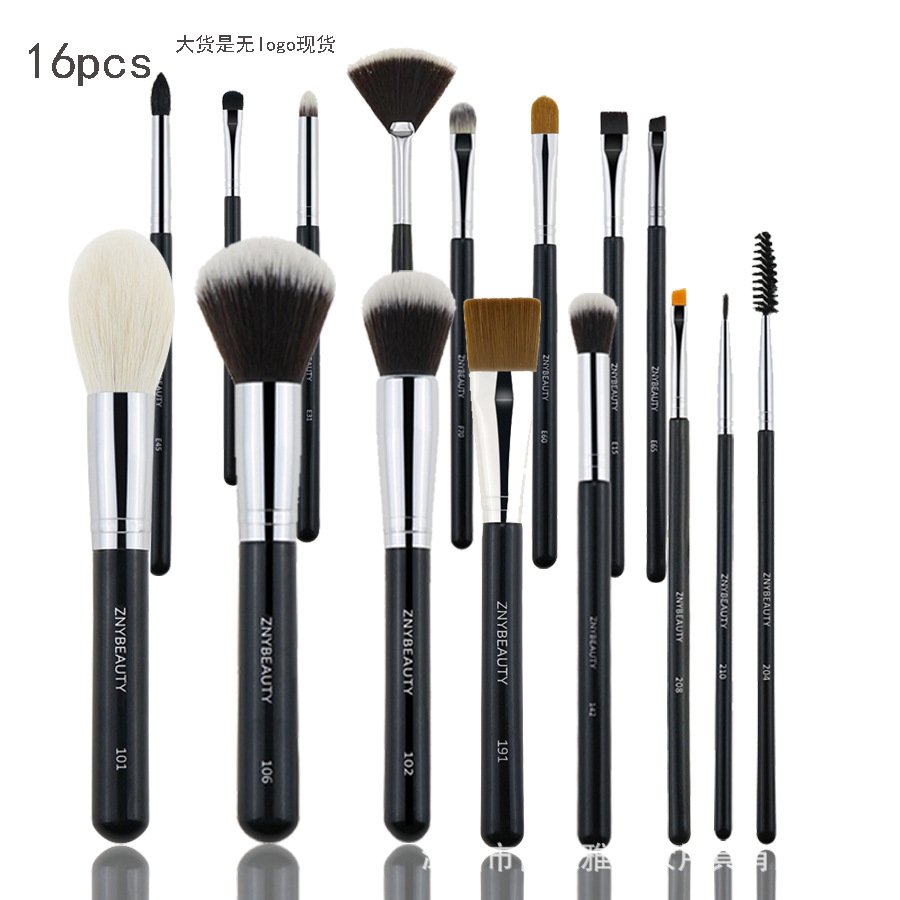 Zonia 20 piezas/15 piezas/30 piezas/42 piezas/24 piezas juego de pinceles de maquillaje cepillo de polvo suelto de pelo de animal venta directa transfronteriza