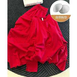 春秋季睡衣女长袖冬款纯棉2026新款甜美风蝴蝶结少女家居服套装