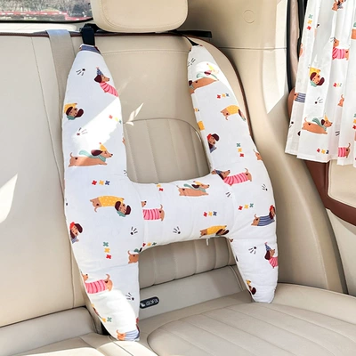 Car Sunshade Cute Suction Cup – Car curtains - h-shaped-childrens-sleeping-pillow-mast-dog