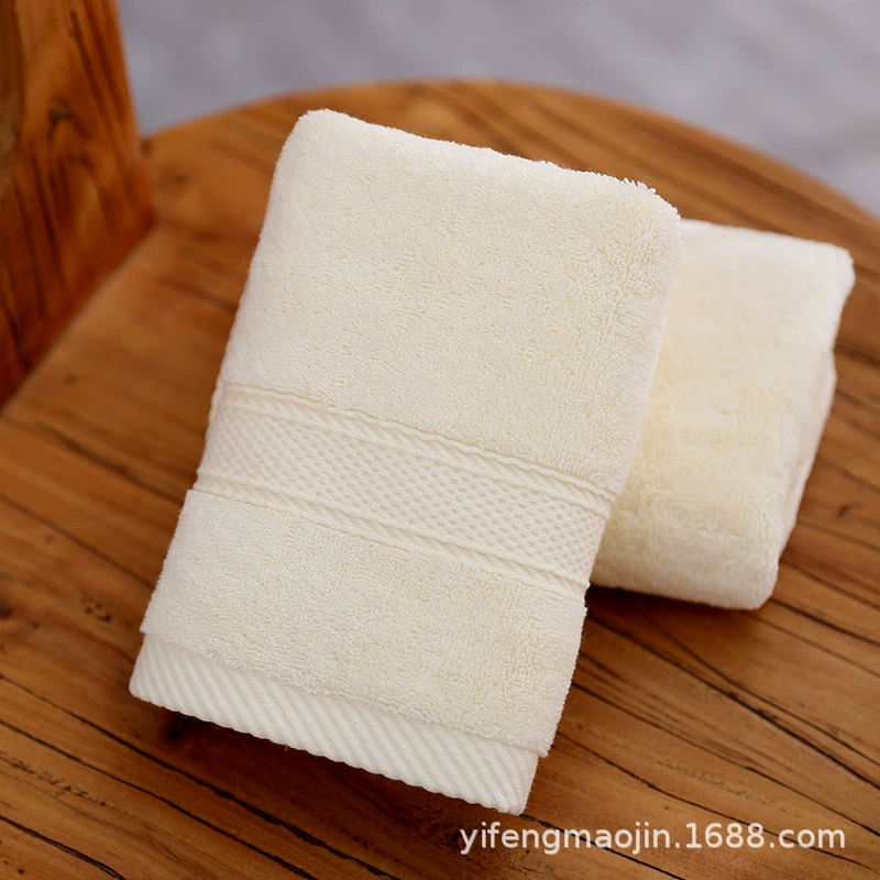 Хлопковое полотенце для лица 75×35 см, утолщённое и прочное, ассорти цветов, подходит в подарок