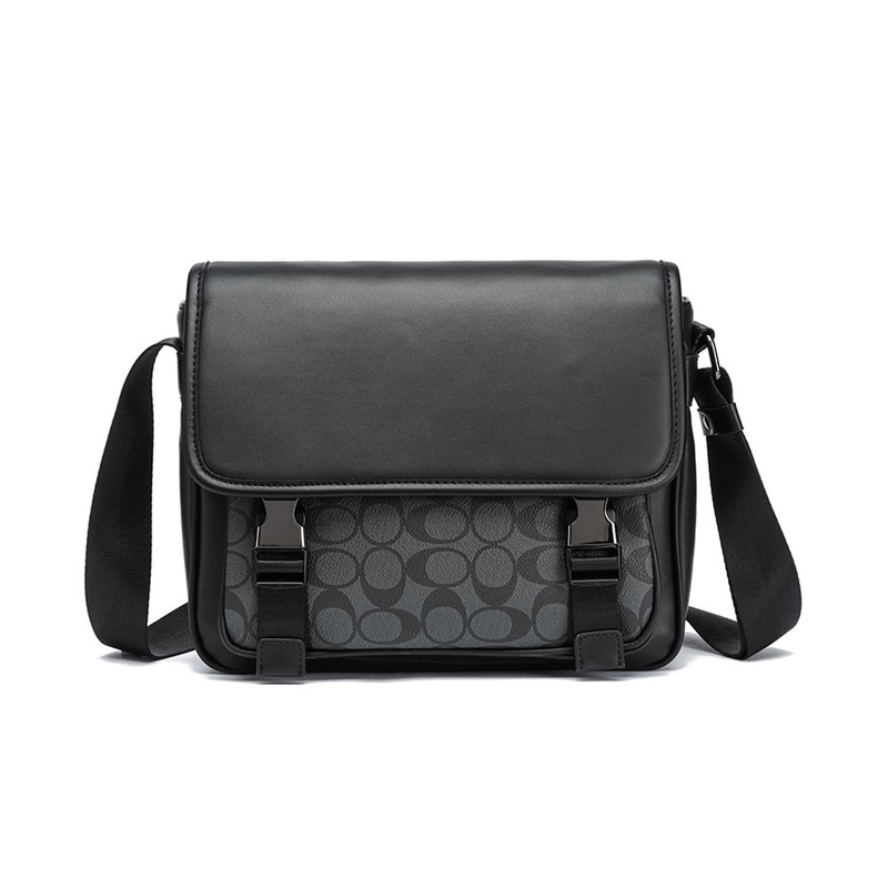 2025 New Men's Bag Men's Large Capacity Casual Trendy One-Shoulder Cross-Body Fashion Postman Backpack Flip Small Square Bag 2025 New Men's Bag Men's Large Capacity Casual Trendy One-Shoulder Cross-Body Fashion Postman Backpack Flip Small Square Bag
